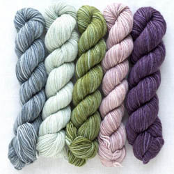 Manos del Uruguay Fino Minis Strickset für Schal & Loop handgefärbt Lydia