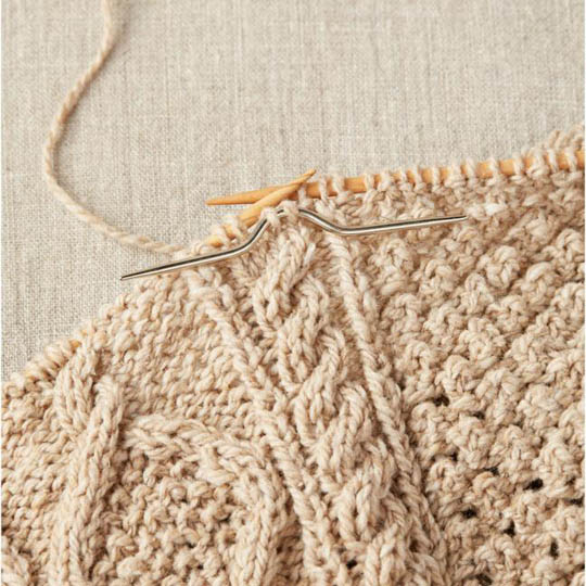 CocoKnits Aiguille à torsades Curved Cable Needle