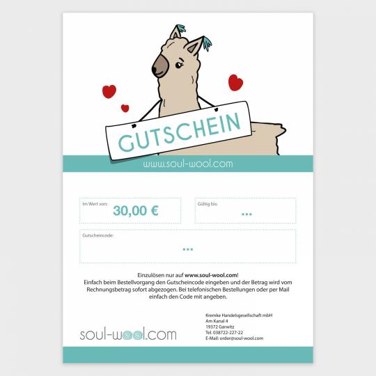 Kremke Geschenkgutschein-30 per E-Mail