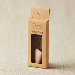 CocoKnits Yarn Snip with Leather Cover