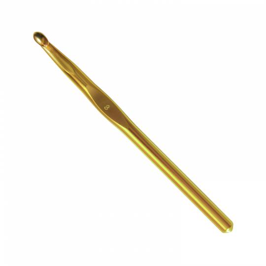 Addi 245-7 addiPur Wollhäkelnadeln Gold 15 cm / 10mm