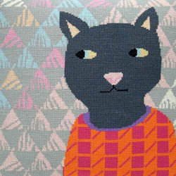 Fru Zippe Kissen Katze 74-0295 Katze