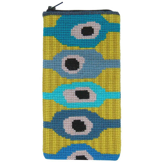 Fru Zippe Brillenetui Blauäugig 71-0443 Blauäugig