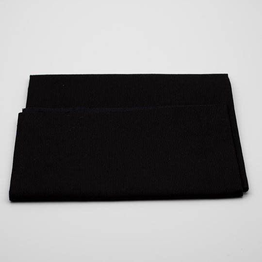 Fru Zippe Kissen-Rückseitenstoff, verschiedene Farben Schwarz