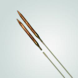 Addi 576-7 addiClick NATURE needle tips olive wood
