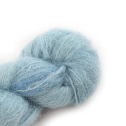 Cowgirl Blues Fluffy Mohair Solids hand dyed 37-Celadon