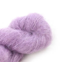 Cowgirl Blues Fluffy Mohair Solids hand dyed 33-Orchid Blush