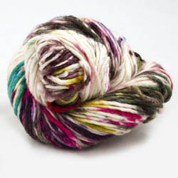 Cowgirl Blues Aran Single Farbverlauf Auslauffarben handgefärbt Cape Carnival