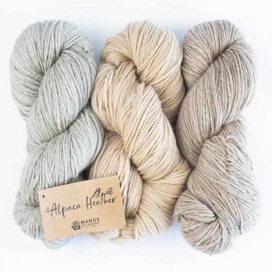 Alpaca Heather NATURALS ungefärbt