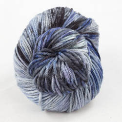 Cowgirl Blues Merino DK Farbverlauf Auslauffarben handgefärbt Moody Blues