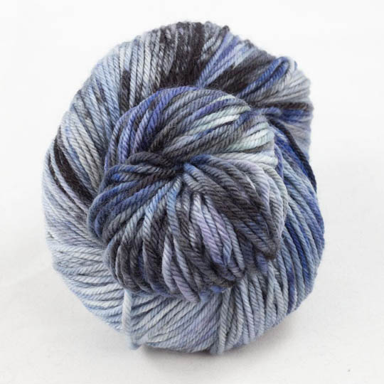 Cowgirl Blues Merino DK Farbverlauf Auslauffarben handgefärbt Moody Blues