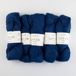 BC Garn Soft Silk Garnpaket 500g Dunkelblau