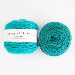 Cowgirl Blues Merino DK solids 100g handgefärbt