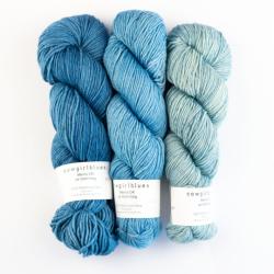 Cowgirl Blues Merino DK solids 100g handgefärbt