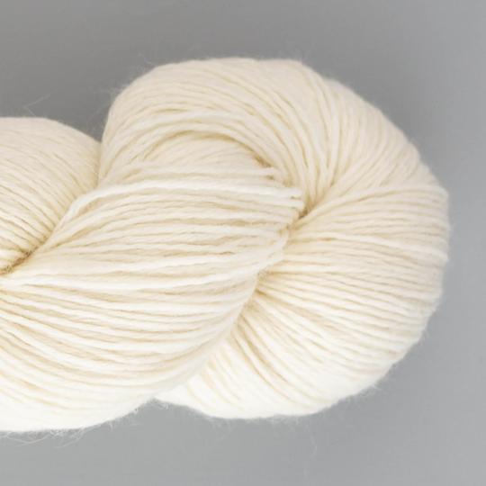 Kremke Soul Wool Lazy Lion Sock Yarn naturweiß ungefärbt ungefärbt