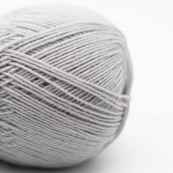 Kremke Soul Wool Edelweiss classic 4ply 100g 						light grey						