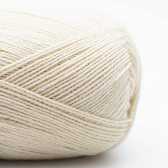 Kremke Soul Wool Edelweiss classic 4ply 100g Naturweiß