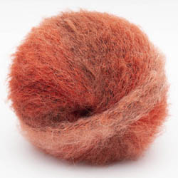 Kremke Soul Wool Baby Silk FLUFFY Farbverlauf Rostrot