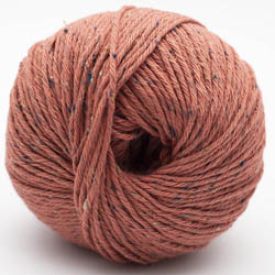 Erika Knight Gossypium cotton TWEED Rusted Red