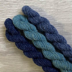BC Garn Kit Oversize Sweater Melange GOTS Blau
