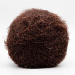 Kremke Soul Wool Baby Silk Fluffy solid chocolate