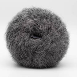 Kremke Soul Wool Baby Silk FLUFFY Solid Grau meliert