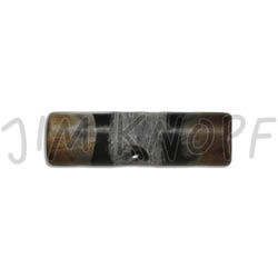 Jim Knopf Horn Toggle 42mm Schwarz Braun Grau