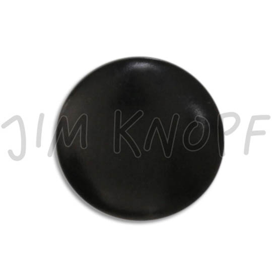 Jim Knopf Boutons colorés en corozo, 11mm Schwarz