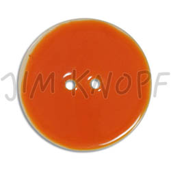 Jim Knopf Coco wood button like ceramics in several sizes Orange