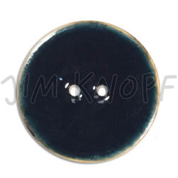 Jim Knopf Coco wood button like ceramics in several sizes Blau