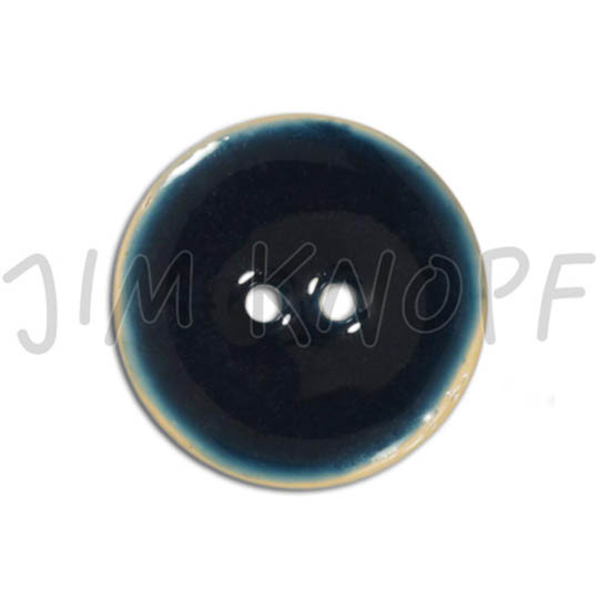 Jim Knopf Coco wood button like ceramics in several sizes Dunkelblau