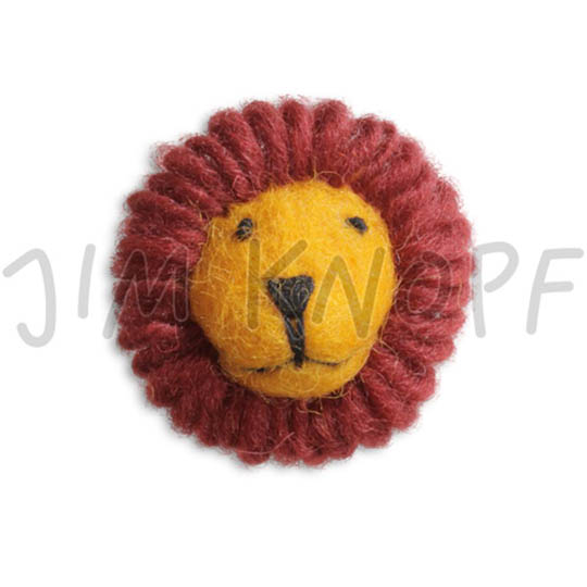 Jim Knopf Felted animal faces Löwe