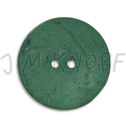Jim Knopf Cocosknopf flach gefärbt 18mm Grün
