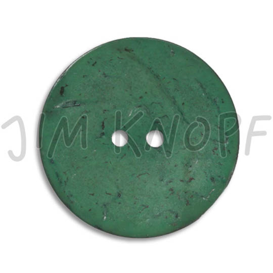 Jim Knopf Coco wood button flat 18mm Grün
