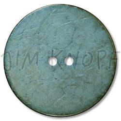 Jim Knopf Cocosknopf flach gefärbt 31mm Grau