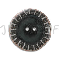 Jim Knopf Knopf aus recycelten Kronkorken 28mm Innen schwarz außen silber