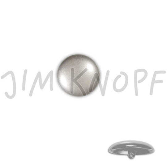 Jim Knopf Metall-Ösenknopf in verschiedenen Größen Silber