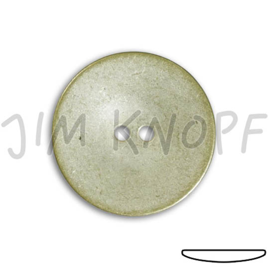 Jim Knopf Extra flat metal button in several sizes Silber