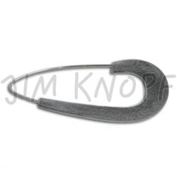 Jim Knopf Horn Nadel 88mm Grau