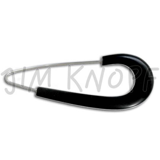 Jim Knopf Horn Nadel 88mm Schwarz