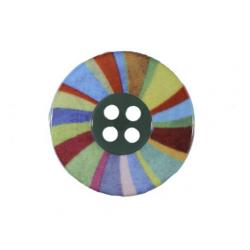Jim Knopf Plastic button colorful wheel