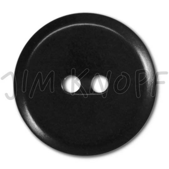 Jim Knopf Steinnuss Knopf 25mm diverse Farben Schwarz