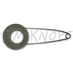 Jim Knopf Horn Needle 106mm Grau
