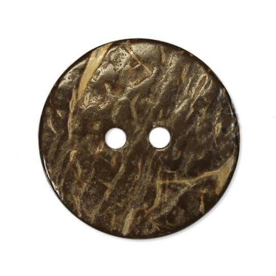 Jim Knopf Coco wood button with interesting texture several sizes Braun