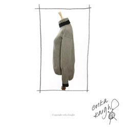 Erika Knight Reduzierte Anleitungen Maxi Wool Auslauf 29 Classic Roll Neck Sweater