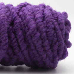 Kremke Soul Wool RUGby Teppichwolle gefärbt Lila