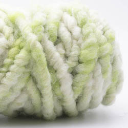 Kremke Soul Wool RUGby Teppichwolle gefärbt Natur-Grün meliert