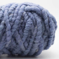 Kremke Soul Wool RUGby Teppichwolle gefärbt Jeansblau