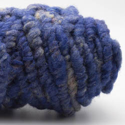 Kremke Soul Wool RUGby Teppichwolle gefärbt Indigoblau meliert
