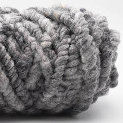 Kremke Soul Wool RUGby Teppichwolle gefärbt Silbergrau meliert